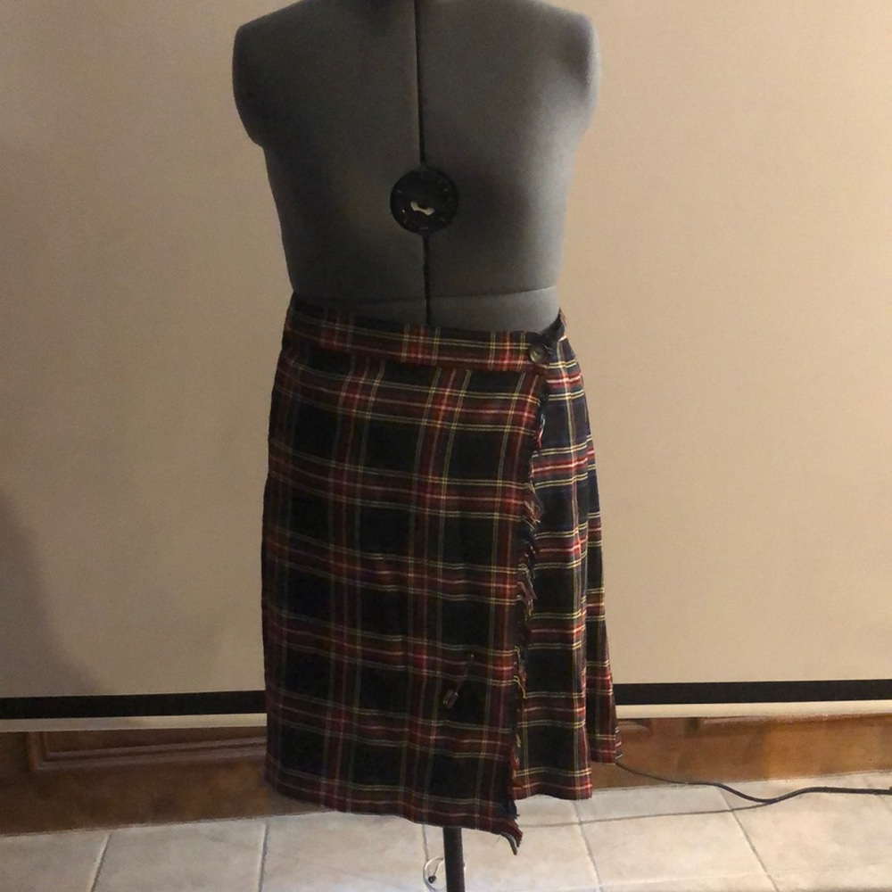 Plaid skirt by Kathryn Deene